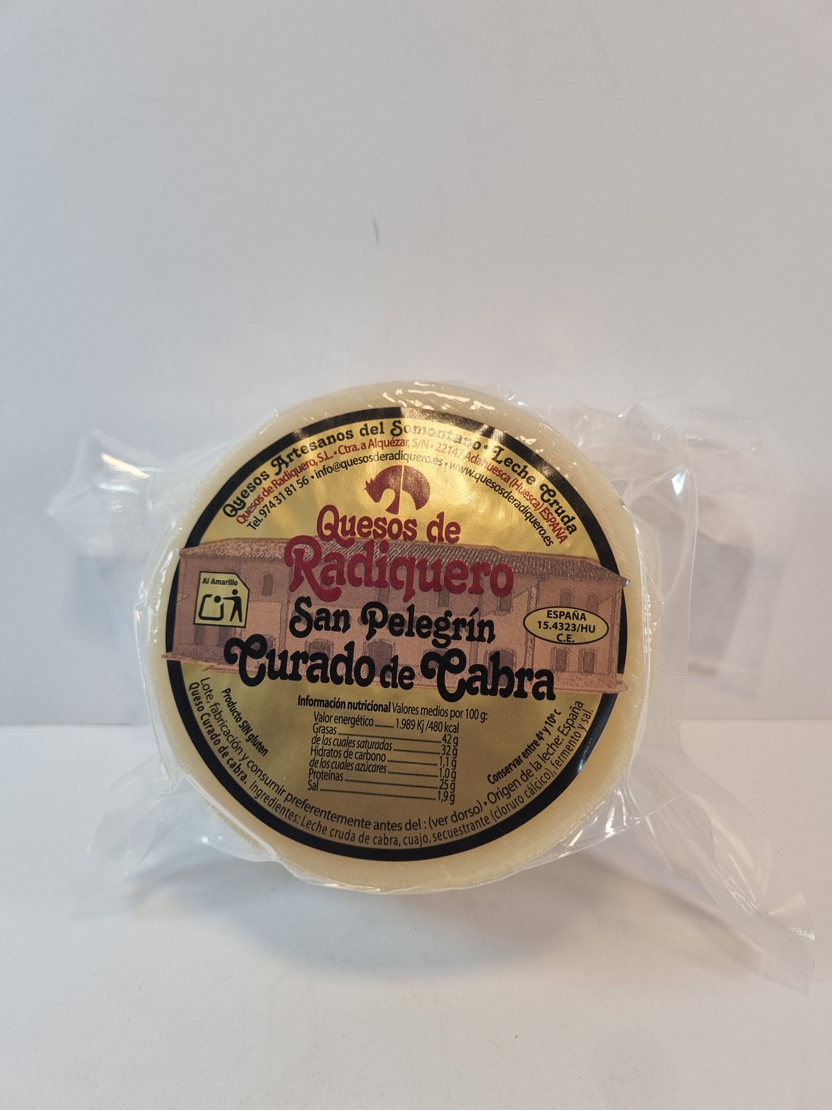 Queso Cabra Curado San Pelegrin