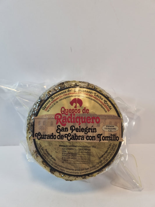 Queso Cabra Curado San Pelegrin Tomillo