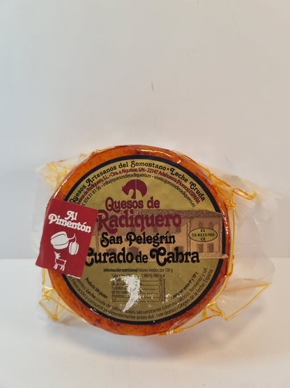Queso Cabra Curado San Pelegrin Pimenton