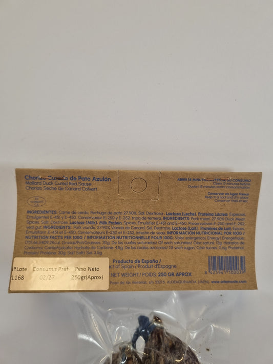 Blister Chorizo Monte Pato