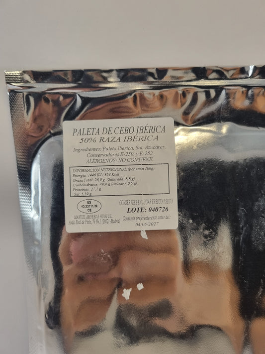 Paleta Bellota Ibérica 50%